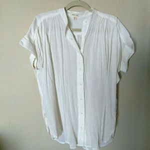 Flowy button down top